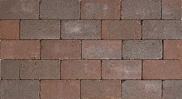 Stonique trommel betonstraatsteen 6 cm Groningerbruin
