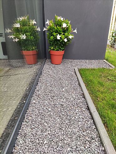 Betonband 5x15x100 grijs