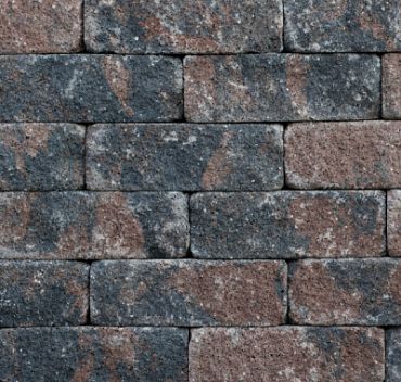 Splitrock trommel 32x13x11 cm bruin/zwart