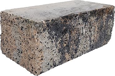 Splitrock grigio camello hoekstuk 29x13x11 cm met geknipte kopse kant