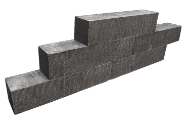 Blockstone Small Black 12x12x60cm