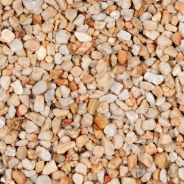 Zak 20 kg Taunuskwarts geel 7-12 mm Rond getrommeld