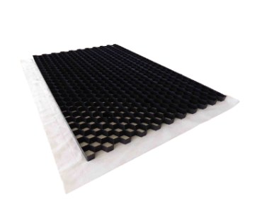 Nidagravel Grit panels Black 120x80x3 cm