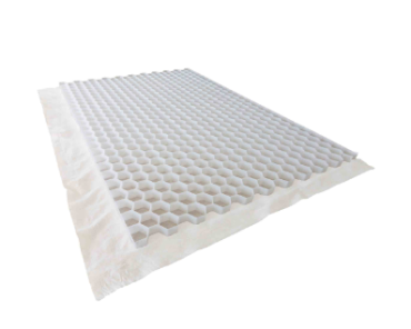 Nidagravel Grit panels White 120x80x3 cm