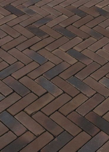 Gebakken DF60 terra vulcano antica rood-bruin-zwart