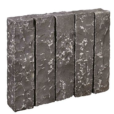Palissades Vietnamees Basalt 100x12x12 cm Bekapt