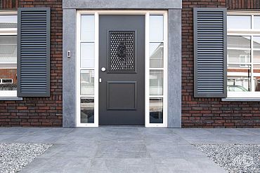 Durban Slate Black Berry (2.2) Rectified 60x60 cm Colored Body