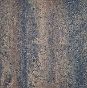 H2O comfort square 60x60x4 cm metallica corten