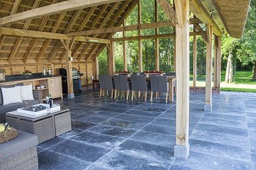 Antique Blue Light  80x80x3 cm Soft finish