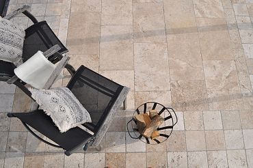 Travertin Economix  20,3x20,3x3 cm Soft finish