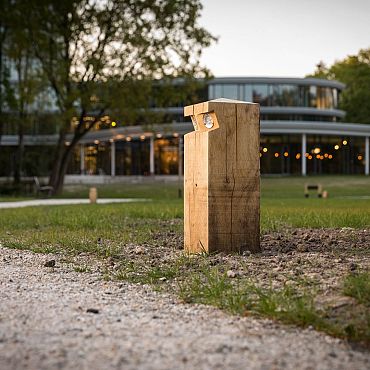 PALLINA - 150x150x200mm + 600mm ingraven - Eiken - 4.000K - Kabel