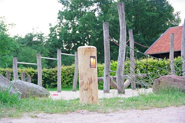 PIATTO - 180/200x650mm + 600mm ingraven - Kastanje - Amber - Kabel