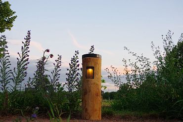 PIATTO Solar - 180/200x650mm + 600mm ingraven - Kastanje - Amber