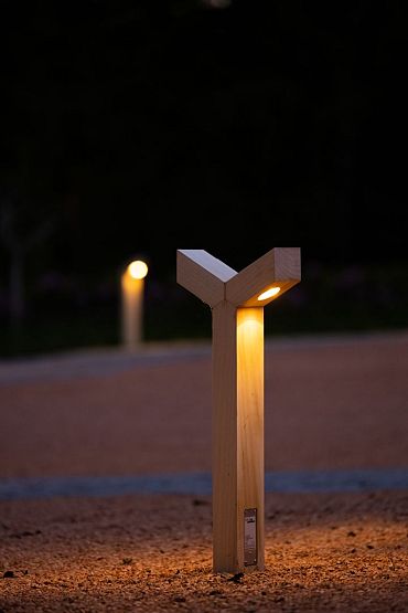 PUNTO - 70x120x800mm + 600mm ingraven - Accoya - 2.700K - Kabel