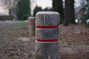 BLOCCO - 180x200x750mm + 500mm ingraven - Kastanje - Strips