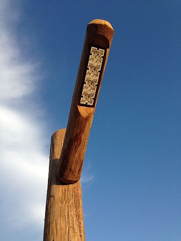 ALTO - 180/200x4800mm + 1200mm ingraven - Kastanje - Amber - Kabel