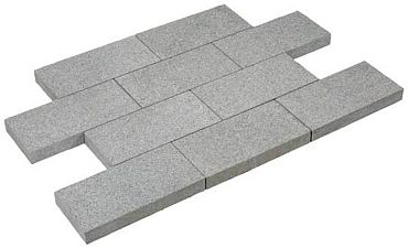 Paving Line Tibet Dark Grey 20x40x5 cm Gevlamd