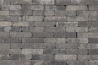 Stonique trommel waalformaat 7 cm Grijs/Zwart