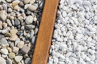 Opsluitband afdekker 6x200x6,5 cm Corten