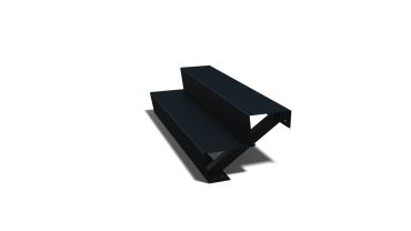 Zwarte trap 2-trede (breedte 120cm)