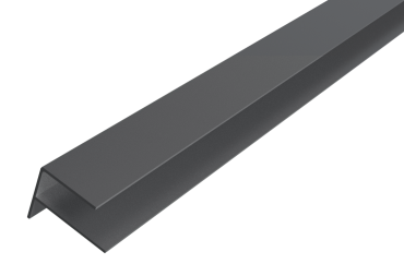 WEO35-60 Alu F-profiel Dark Grey L-300cm 65x80mm - RAL7022