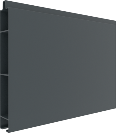 Alu tand + groef profiel 21x160mm (wb 150mm) L-178 cm RAL9005