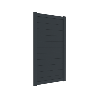 Boston alu poort 98x183cm RAL7016