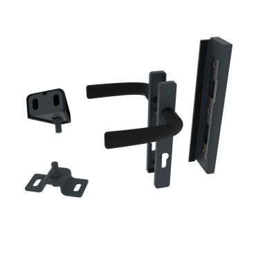 Poortbeslag voor Boston poorten RAL7016