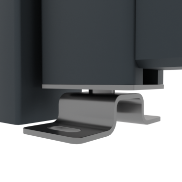 Poortbeslag voor Boston poorten RAL7016