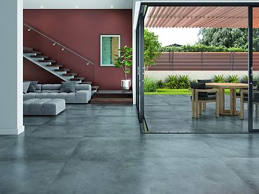 GeoCeramica® 75x75x4 MADOX Antracite