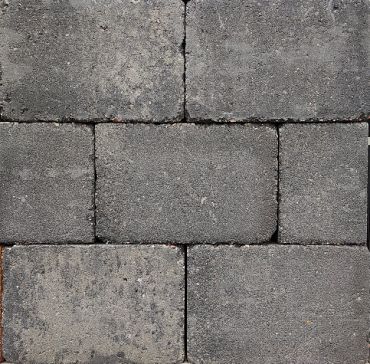 Stonique trommel 20x30x5 cm Grijs/Zwart