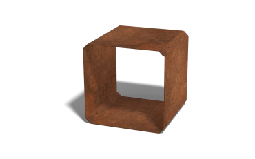 Cortenstaal houtopslag - Colorado 1 stuk - 40 x 40 x 40 cm