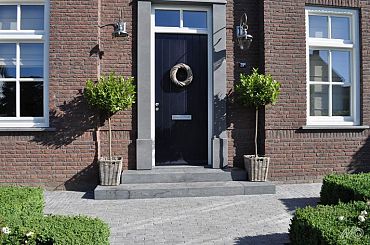 Traptrede Spotted Bluestone 100x35x15 cm Gezoet, antislip/gezoet