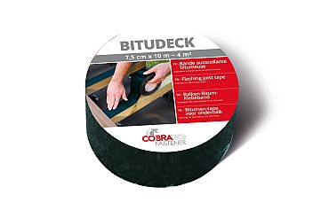 Cobra Bitudeck afdekband 7,5cm x 10m voor houten balk