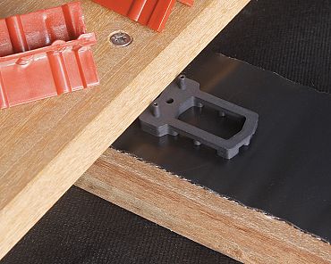 Cobra Bitudeck afdekband 7,5cm x 10m voor houten balk