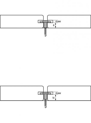 Cobra hybride Clip 8-18 S montageset tbv WPC schroef 4,2x27 mm 90st + bit per set
