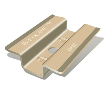 B-fix set, 100 rvs clips incl. 100 torx A2 schroeven+bit