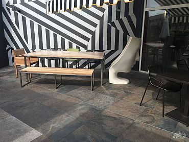 Ceramaxx Durban Slate Multicolor 90x90x3 cm