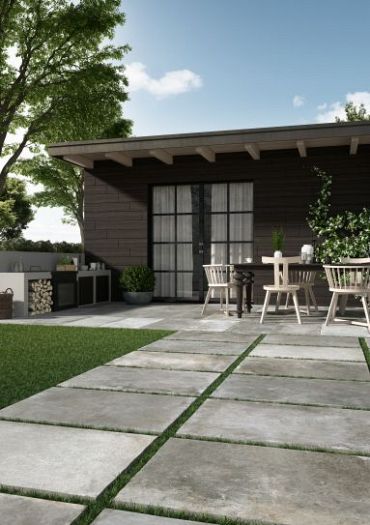 French Vintage Greige Tumbled 60x90x2 cm Full Body