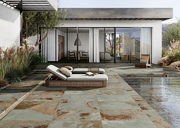 Bali Light Green Rectified 60,4x90,6x2 cm Colored Body