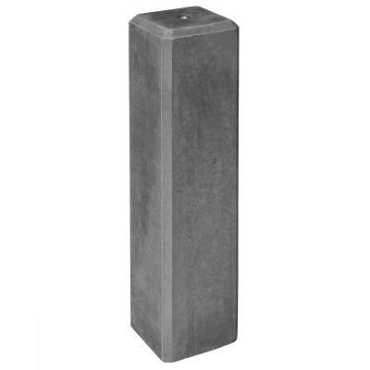 Betonpoer recht antraciet M16-bus 15x15x60cm