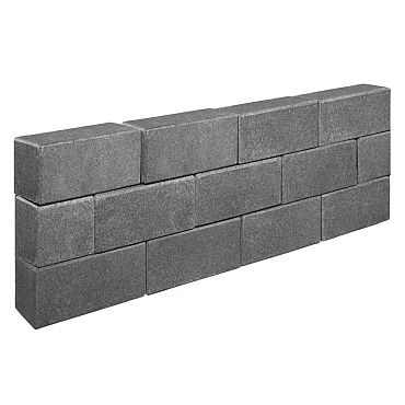 Stapelblok Castle Rock Tibet Asian Black 2.0 35x15x15 cm alle zijden gezaagd en gevlamd