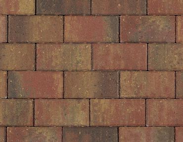 Betonstraatsteen 6 cm oud bont komo