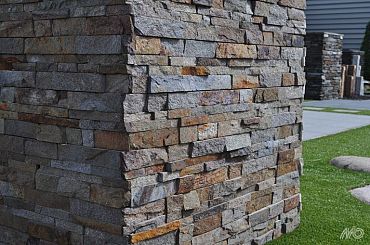 Stone Panels Rusty Quarzite 60x15x1,5-2,5 cm Breukruw