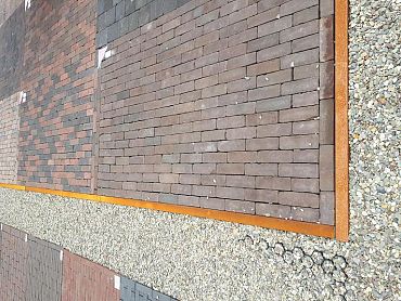 Opsluitband afdekker 6x200x6,5 cm Corten