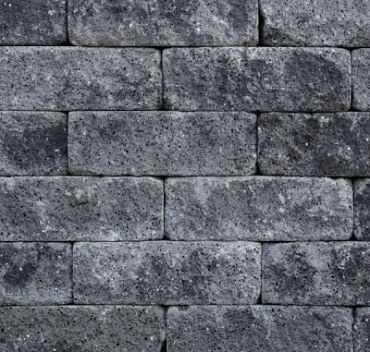 Splitrock trommel 32x13x11 cm 2.0 grijs/zwart