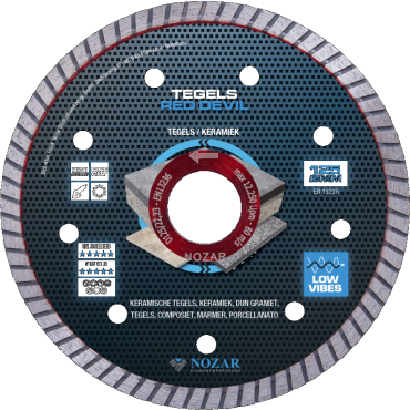 Red Devil Tegels 125x22.23mm