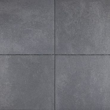 Trippel T 60x60x4 Zwart/Grijs nuance