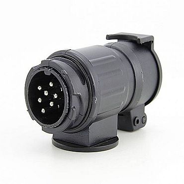 Verloopstekker 13p. > 7p. doos lang