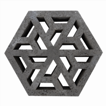 Oudhollands Schellevis Eco-Tegel 37,5x37,5x7 cm Antraciet